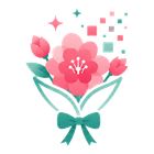 Digital Flower Bouquet icon