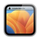 Lickable Menu Bar icon