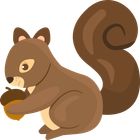 Squirrel bookmark manager icon