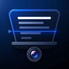 Teleprompter-scrolling scripts icon