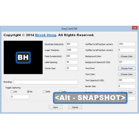 KeyCastOW: Keystroke visualizer for Windows, lets you easily display ...