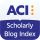 ACI Scholarly Blog Index icon