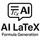 Text to LaTeX icon