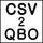 CSV2QBO (CSV to QBO Converter) icon