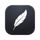 Feather icon