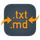 File2Text Markdown Converter icon