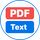 PDF to Text Chrome Extension icon