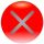 Red X Quit icon