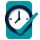 Time cards calculator icon
