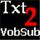 Txt2Vobsub icon
