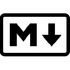 Markdown-it icon