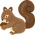 Squirrel bookmark manager icon