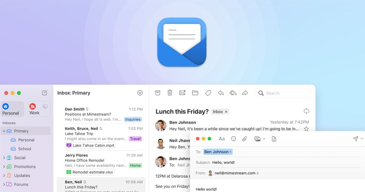 Gmail client for macOS Mimestream exits beta and launches version 1.0 ...