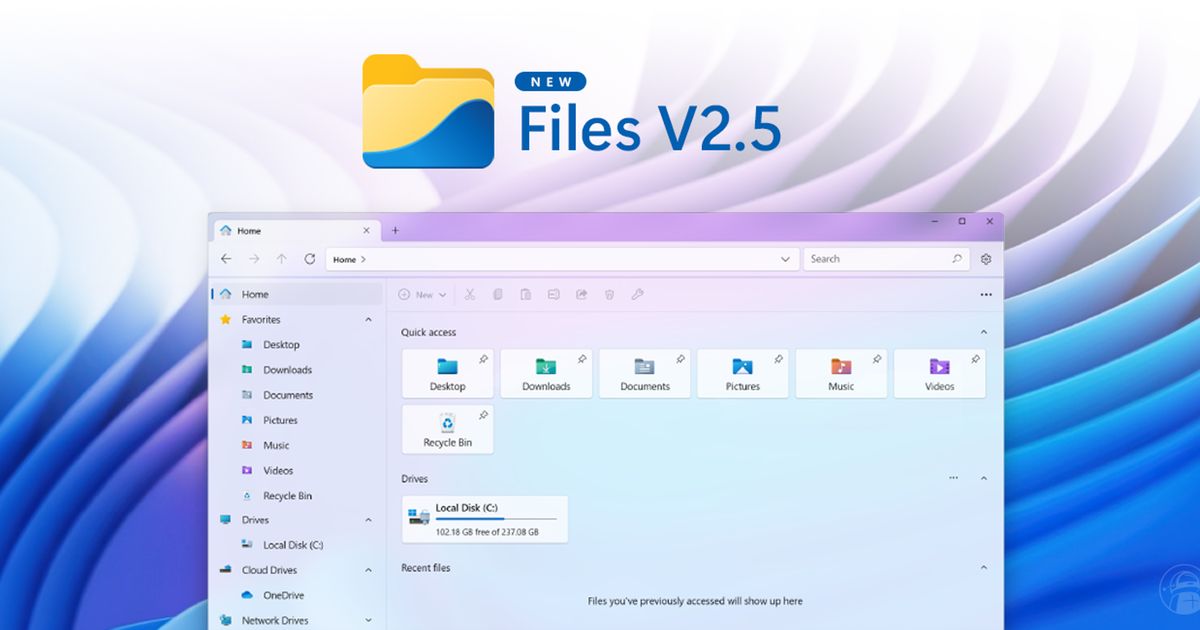 Files V2.5: A feature-packed Windows Explorer Alternative with swiping ...