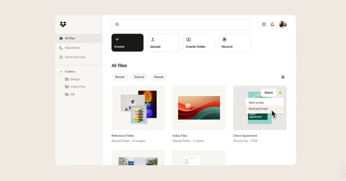 Dropbox introduce new web UI, AI-Powered search, and collaboration tool ...