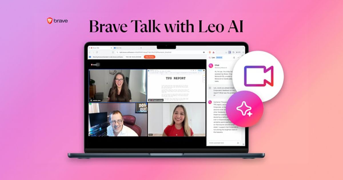 Brave integrates its AI assistant Leo into Brave Talk for enhanced ...