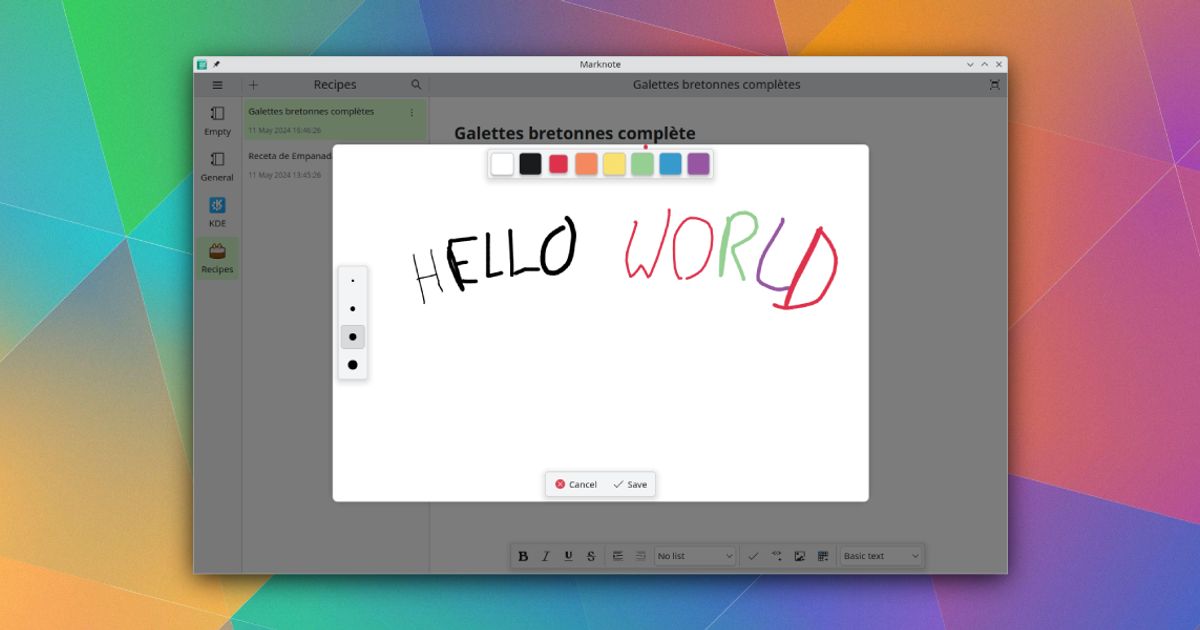 KDE's note-taking app MarkNote launches v1.2 wth many exciting new ...
