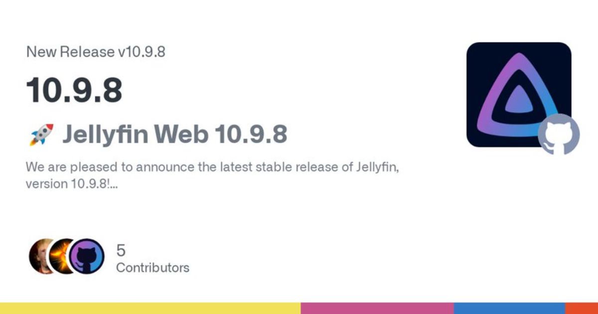 Jellyfin releases server/web Version 10.9.8 with critical bug fixes ...