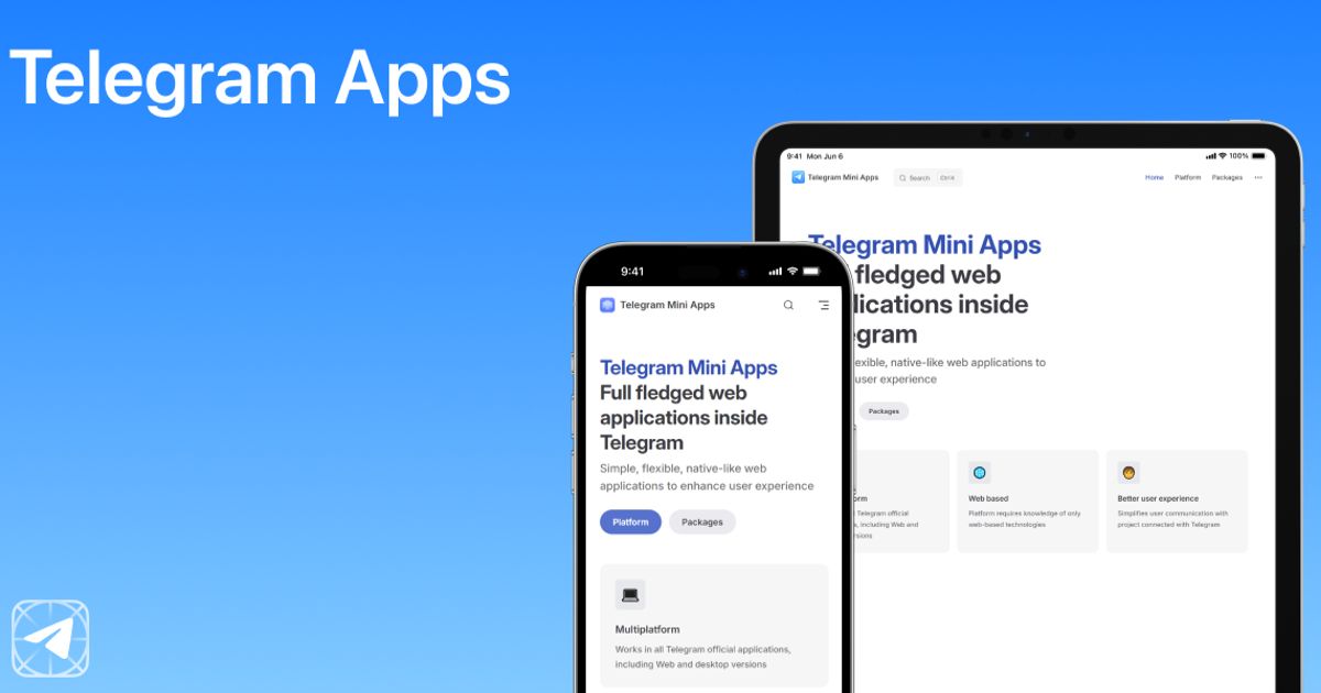 Mini Appa Telegram enhances mini apps with full-screen, geolocation, monetization ...