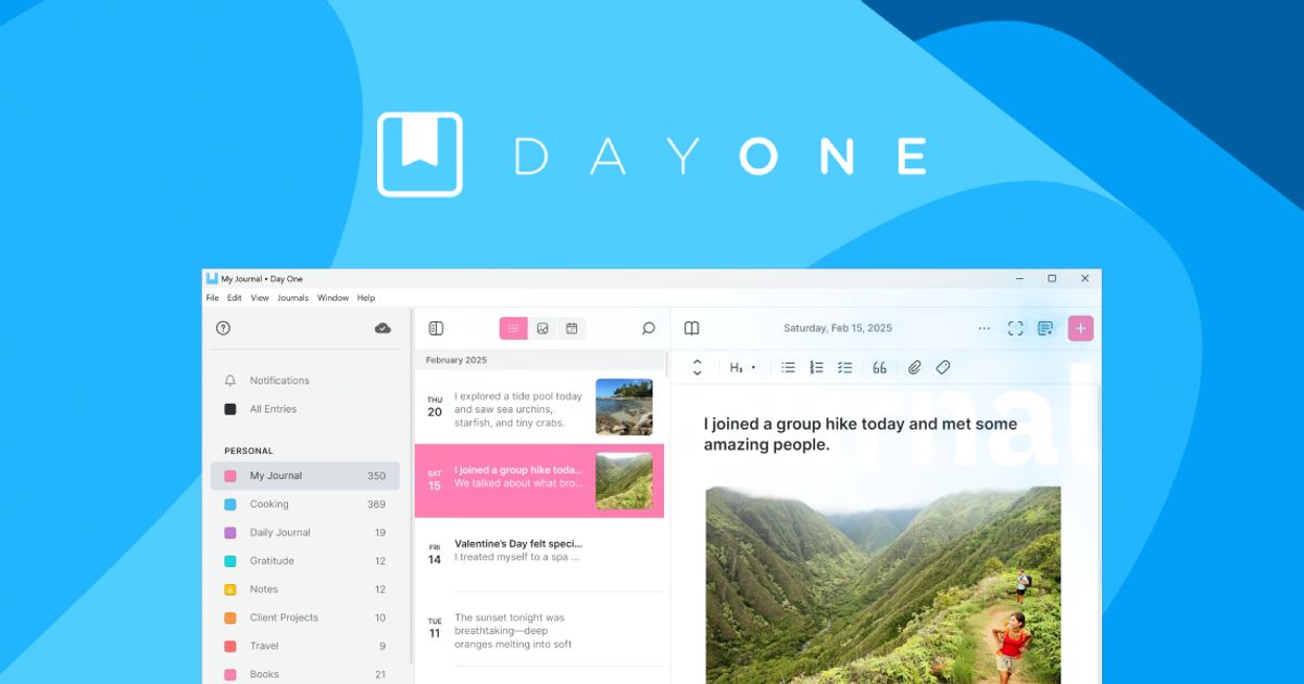 Journaling app Day One launches Windows version in beta testing ...