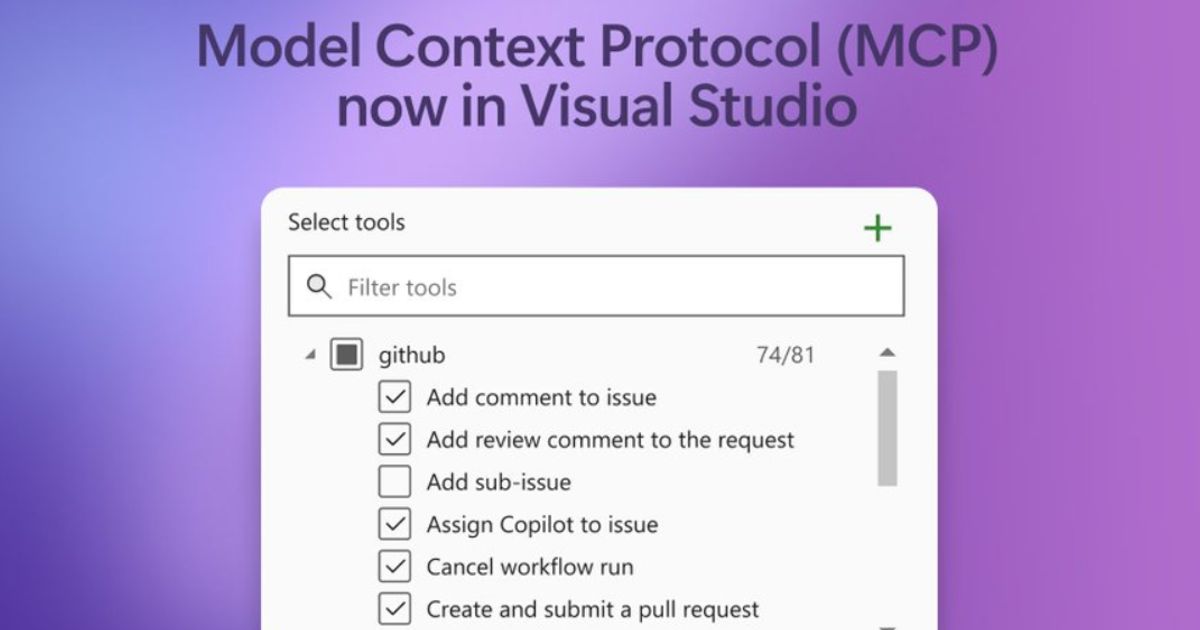 Visual Studio launches Model Context Protocol for secure AI integration ...