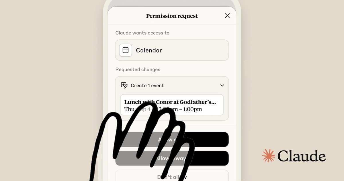 Claude for mobile launches location and calendar access on iOS and ...