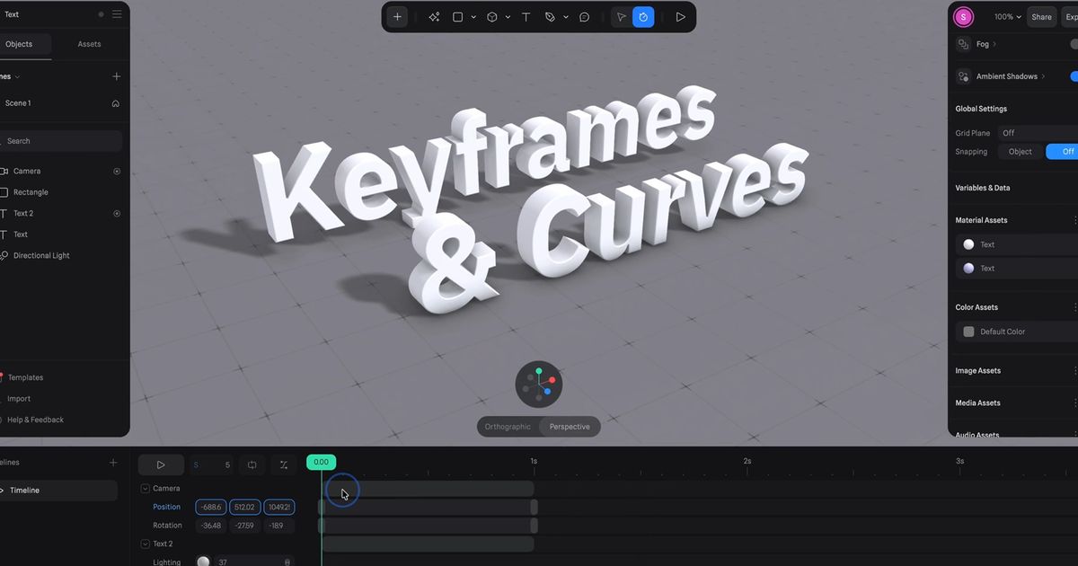 Spline launches Timeline for animating 3D scenes with keyframes ...