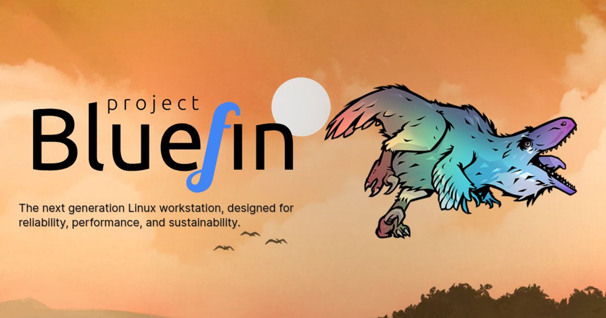 Bluefin Linux Logo Bluefin LTS and GDX available with CentOS Stream 10 base & AI tools for ...