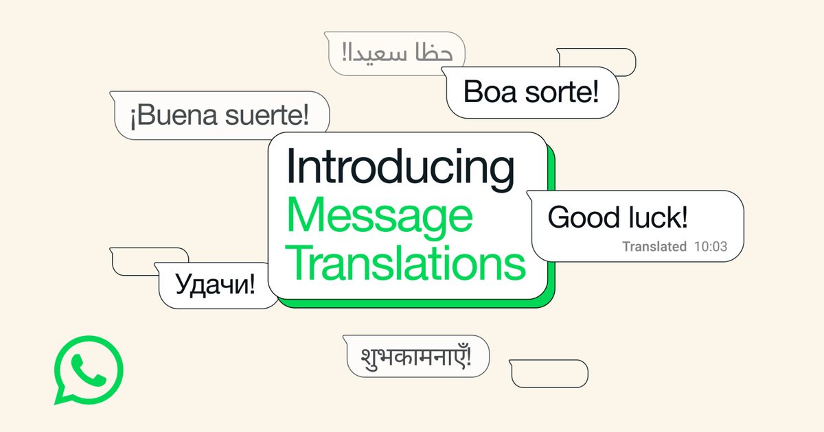 WhatsApp finally adds message translation in 19 languages for Android ...