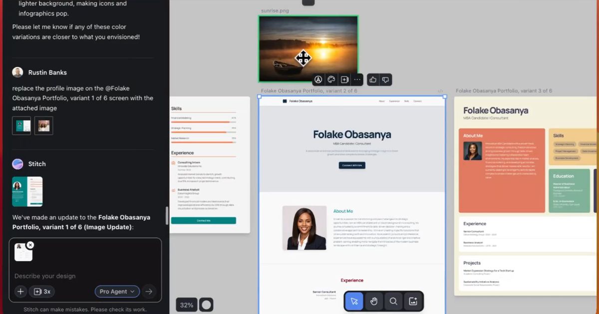 Stitch now brings direct image uploads and improved selection for ...