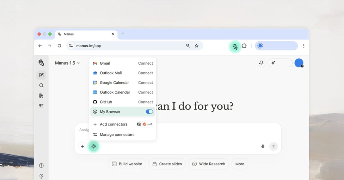 Manus Browser Operator beta launches for local automation in Chrome and ...