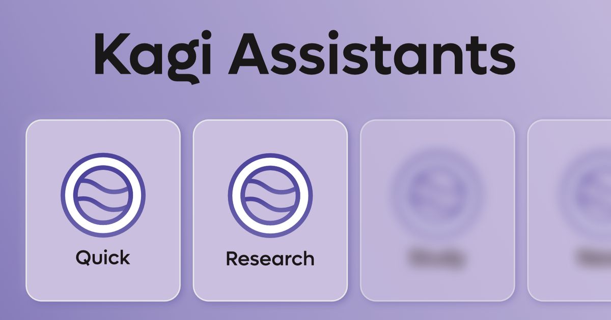Kagi launches Quick and Research AI assistants for advanced research ...