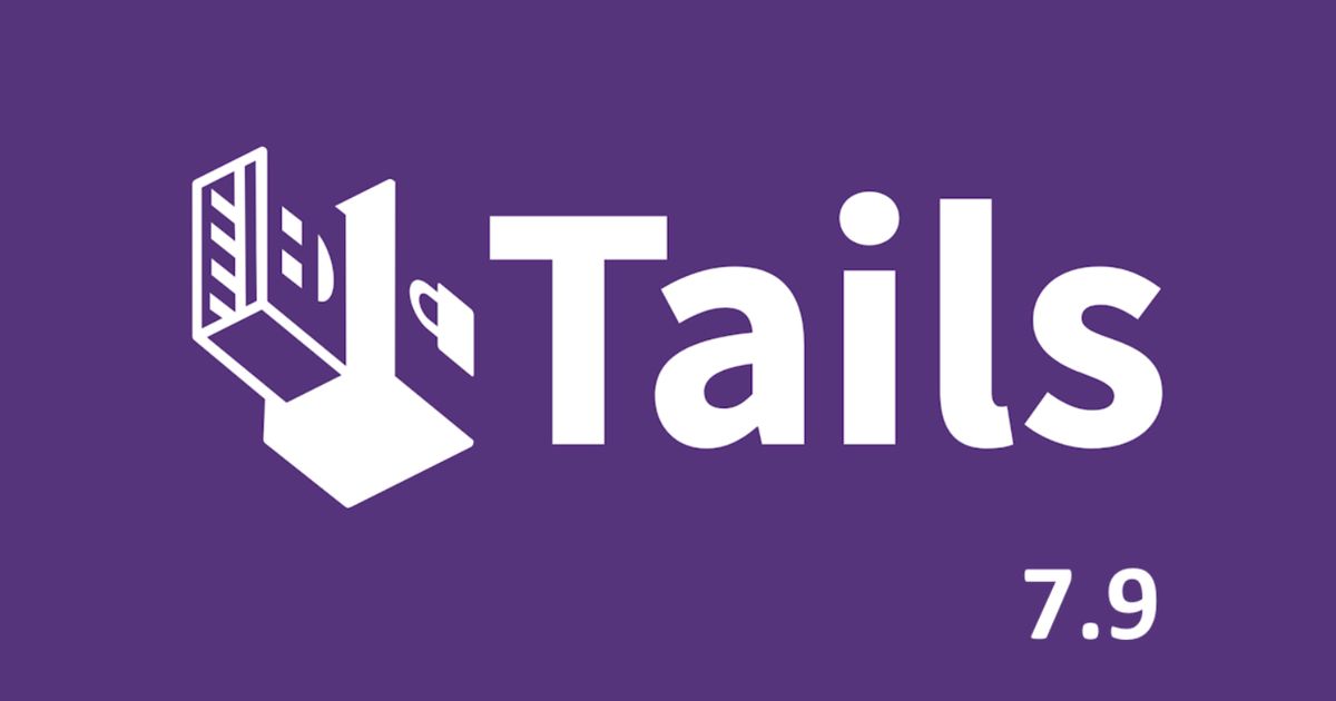 Tails 7.9 updates Tor Browser and improves hardware support