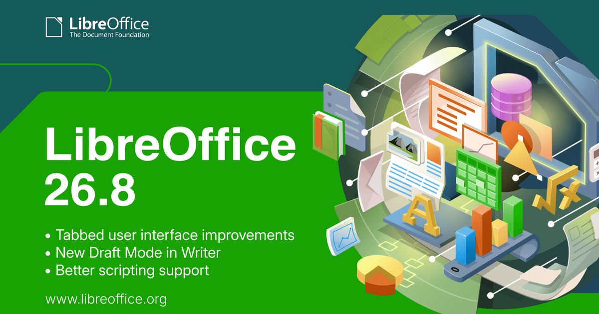 LibreOffice 26.8 released with new paragraph composer & variable font support; still no AI