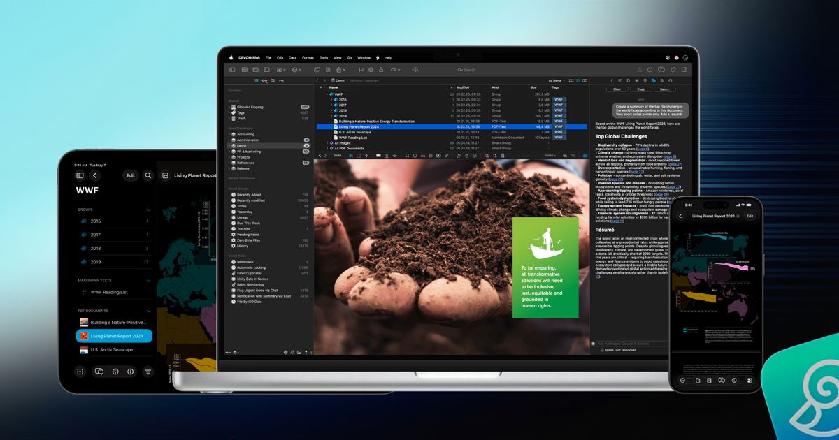 DEVONthink 4.4 brings smarter AI assistant, MCP integration, and better Markdown rendering