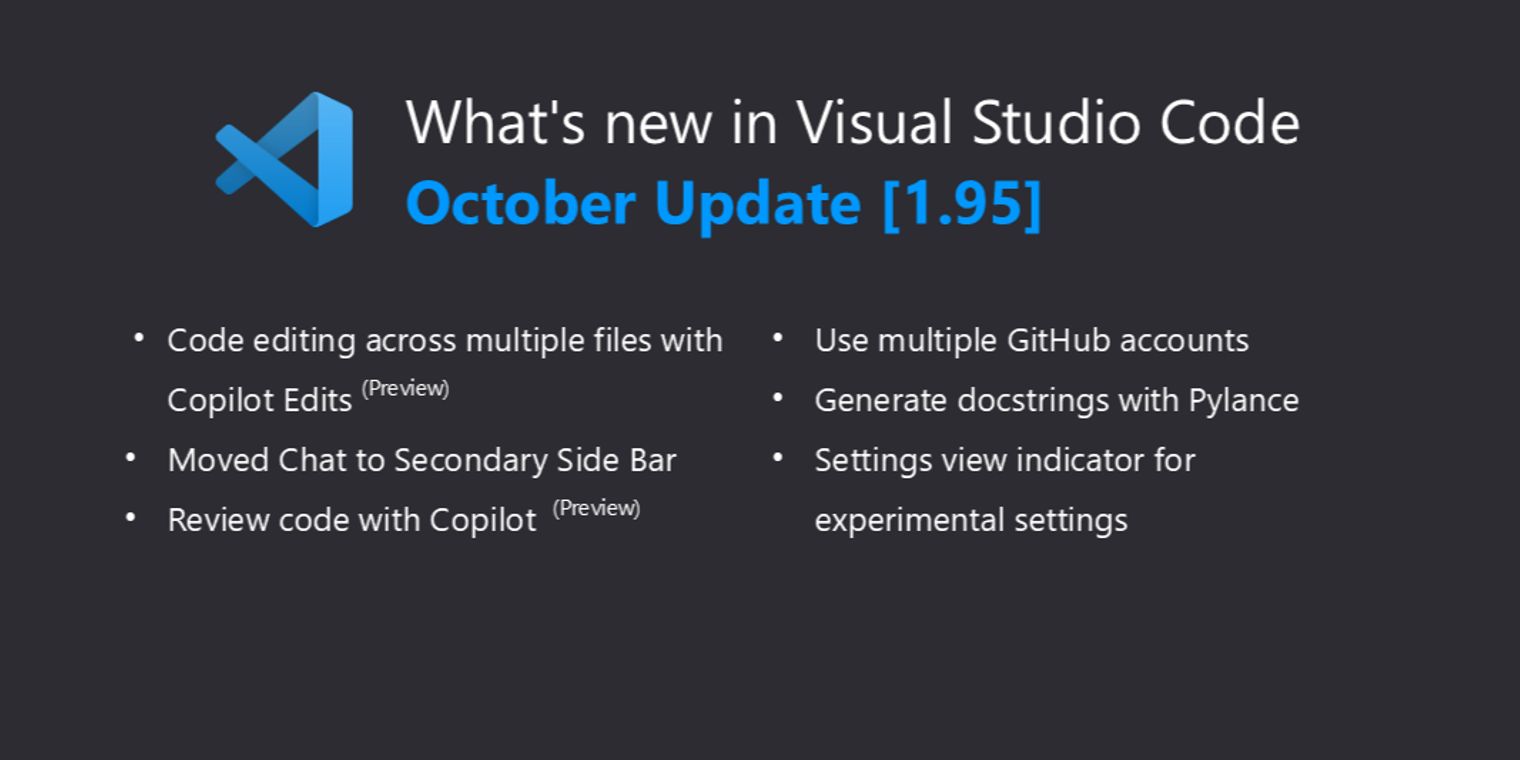 Visual Studio Code 1.95 boosts productivity with several new AI-powered ...