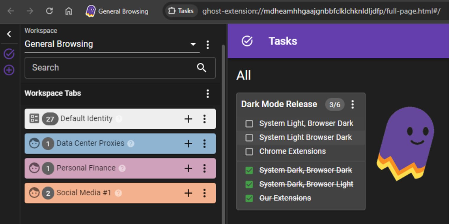 Ghost Browser introduces Dark Mode in latest update | AlternativeTo
