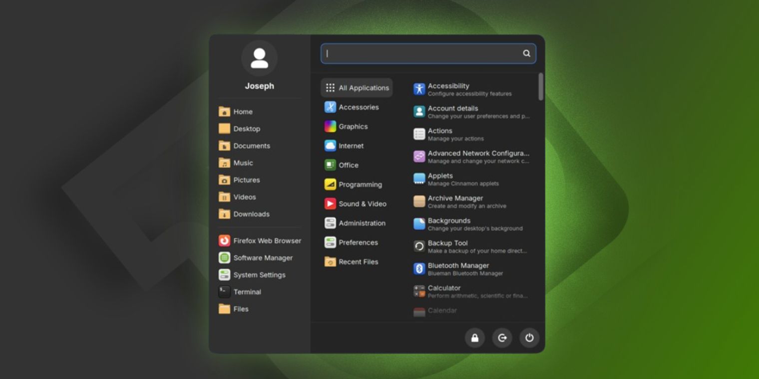 Linux Mint reveals redesigned application menu for the Cinnamon desktop ...