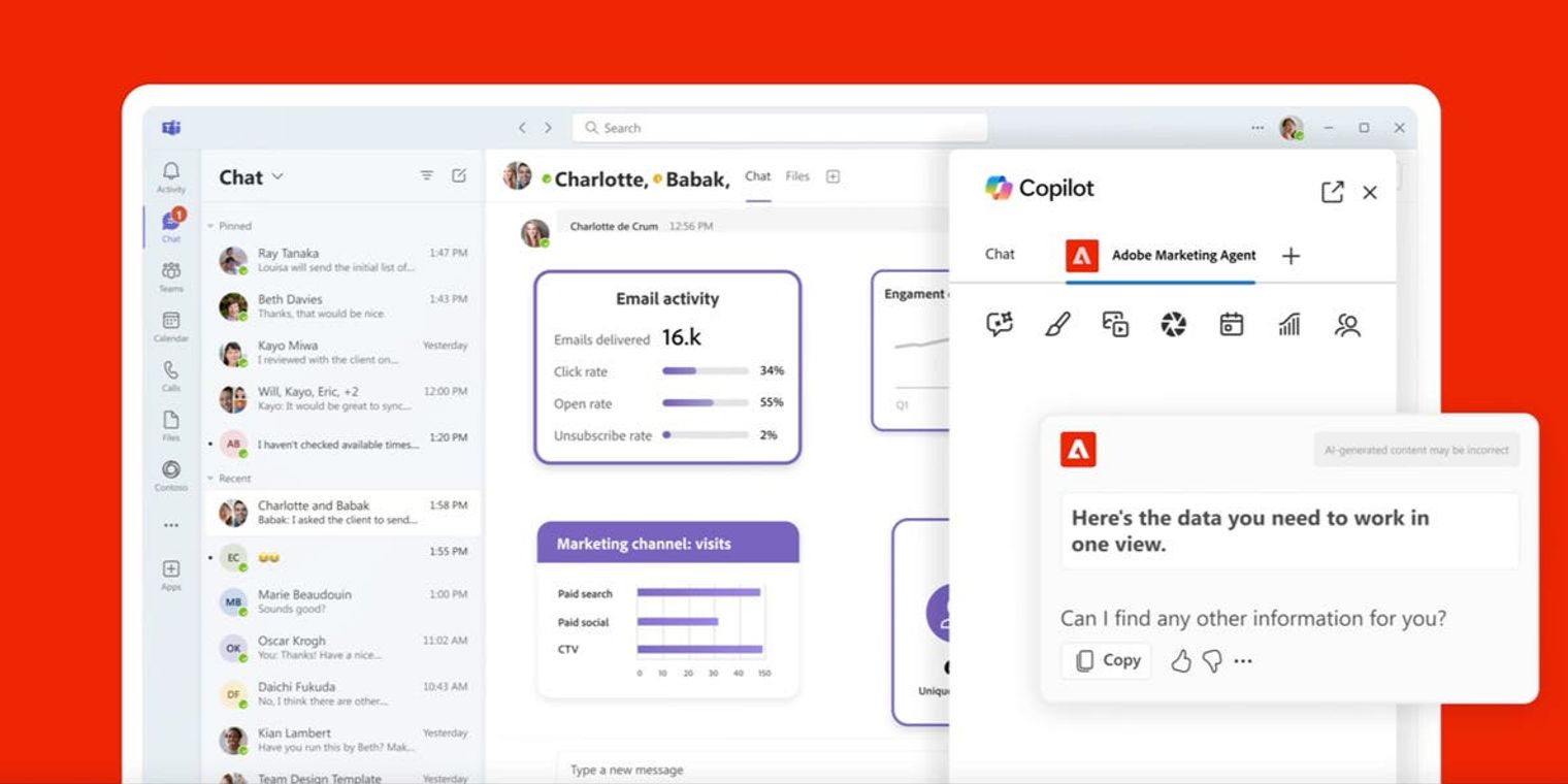 Adobe unveils new AI agents that integrate into Microsoft 365 Copilot ...