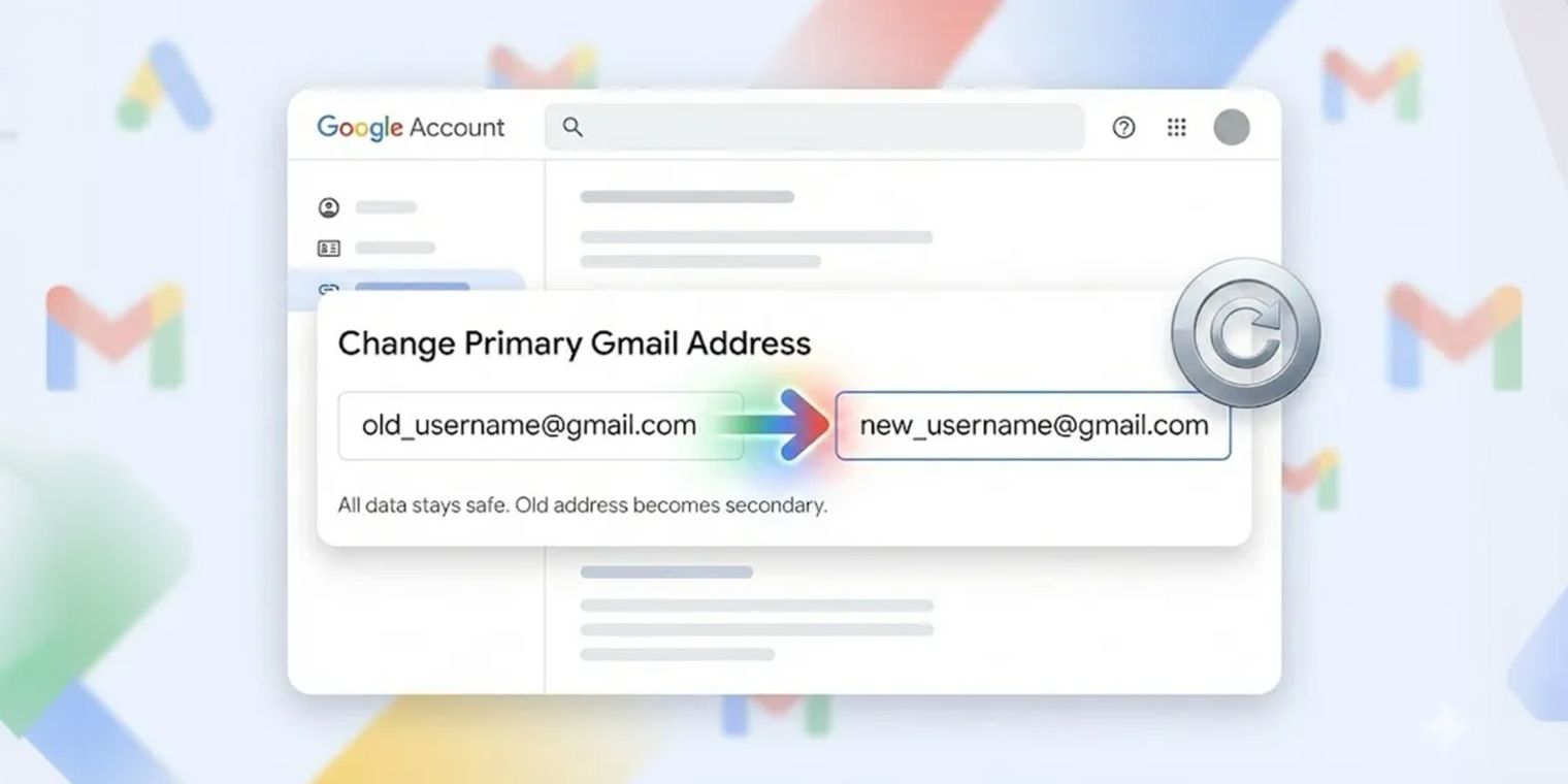 Google will lets users change their primary Gmail address without ...