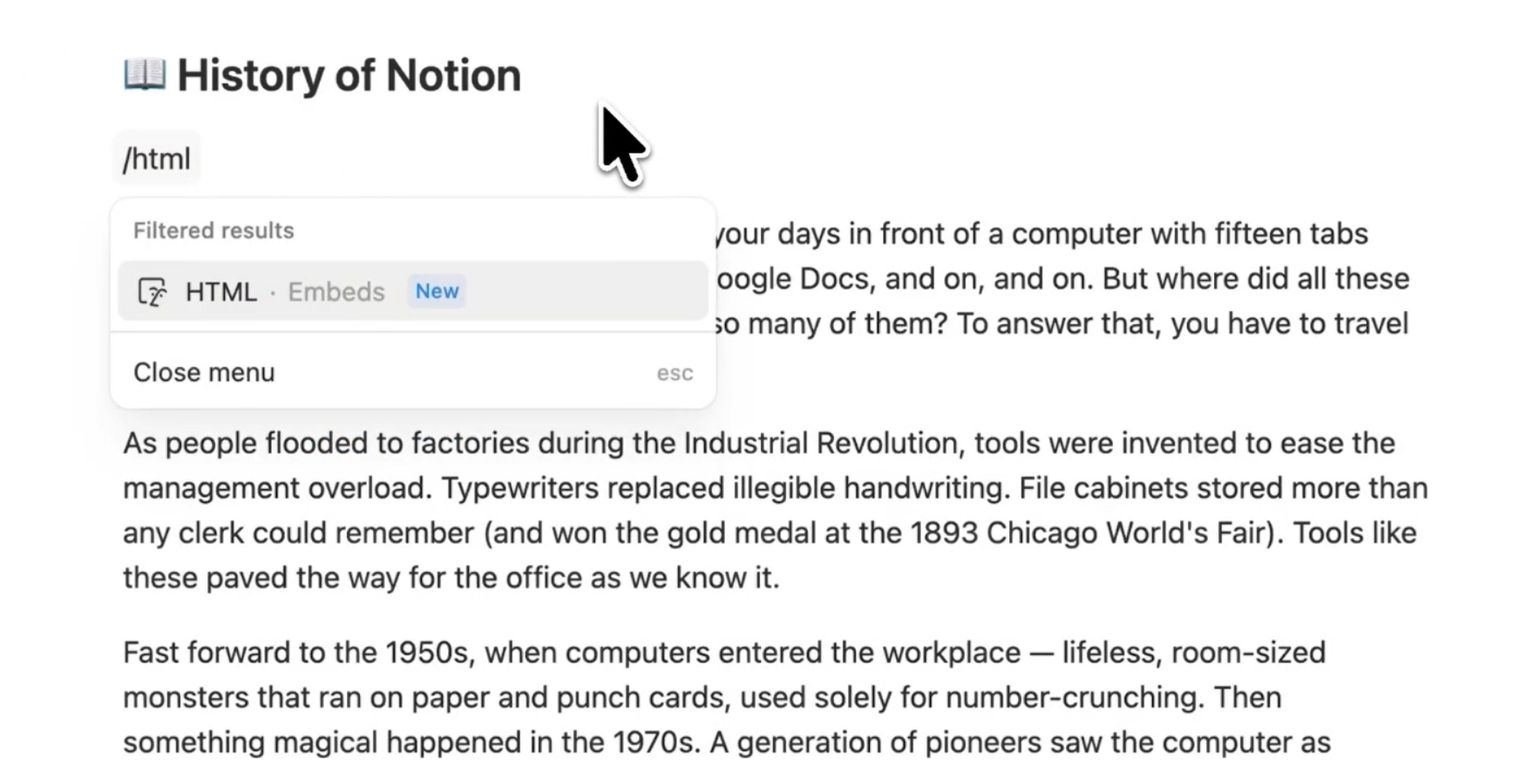 Notion adds external agent orchestration, HTML blocks, and Microsoft ...