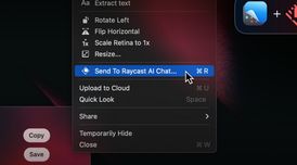 CleanShot announces partnership with Raycast image