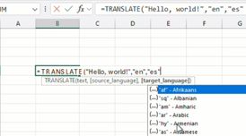 Excel releases new translation features for Microsoft 365 Insiders image