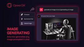 Opera GX enhances Aria AI with image generation, voice output, and image understanding image