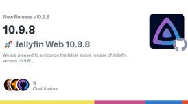 Jellyfin releases server/web Version 10.9.8 with critical bug fixes image