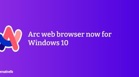Arc web browser v.1.13.0 now available for Windows 10 image