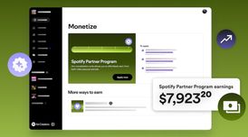 Spotify launches partner program with new monetization options image
