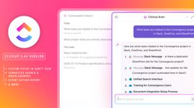 ClickUp 3.44 adds custom fields in Gantt, AI connected search, enhanced automations & more image