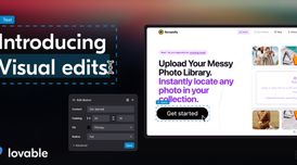 Lovable's latest update adds Instant Visual Edits for real-time design customization image