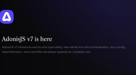 AdonisJS v7 adds full type safety, Node 24+ support, new starter kits image